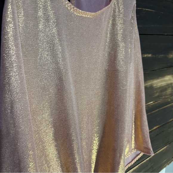 NWT Free People Intimately Free Size XS Shimmery Peachy Pink Racerback Top Tank - Picture 4 of 10